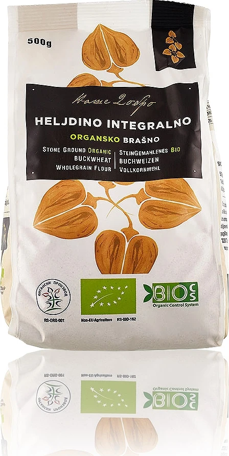 Integralno heljdino brašno (organski proizvod) 500 g Naše dobro